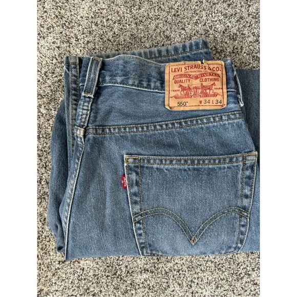 Levi’s Men’s 550 Jeans 34x34 - Picture 1 of 8